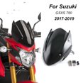 thumbnail image 1 of Protector de Pantalla de Parabrisas de Plástico para Motocicleta con Soporte de Montaje para Suzuki -S 750 2017-2019 - Negro Macarena parabrisas transparente, 1 of 7