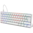 thumbnail image 4 of Teclado Gamer Mecanico GameFactor KBG560 Switch Rojo RGB USB Blanco, 4 of 5