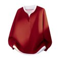 thumbnail image 4 of StSilkitty Men's Long Sleeve Sweatshirts 2 in 1 Crewneck Casual Pullover Sweatshirts Lightweight Loose Comfy Tops, 4 of 6