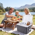 thumbnail image 2 of Costway 43.3 Quart Portable Hard Cooler Injection Molded Insulated Ice Chest with Handles, 2 of 11