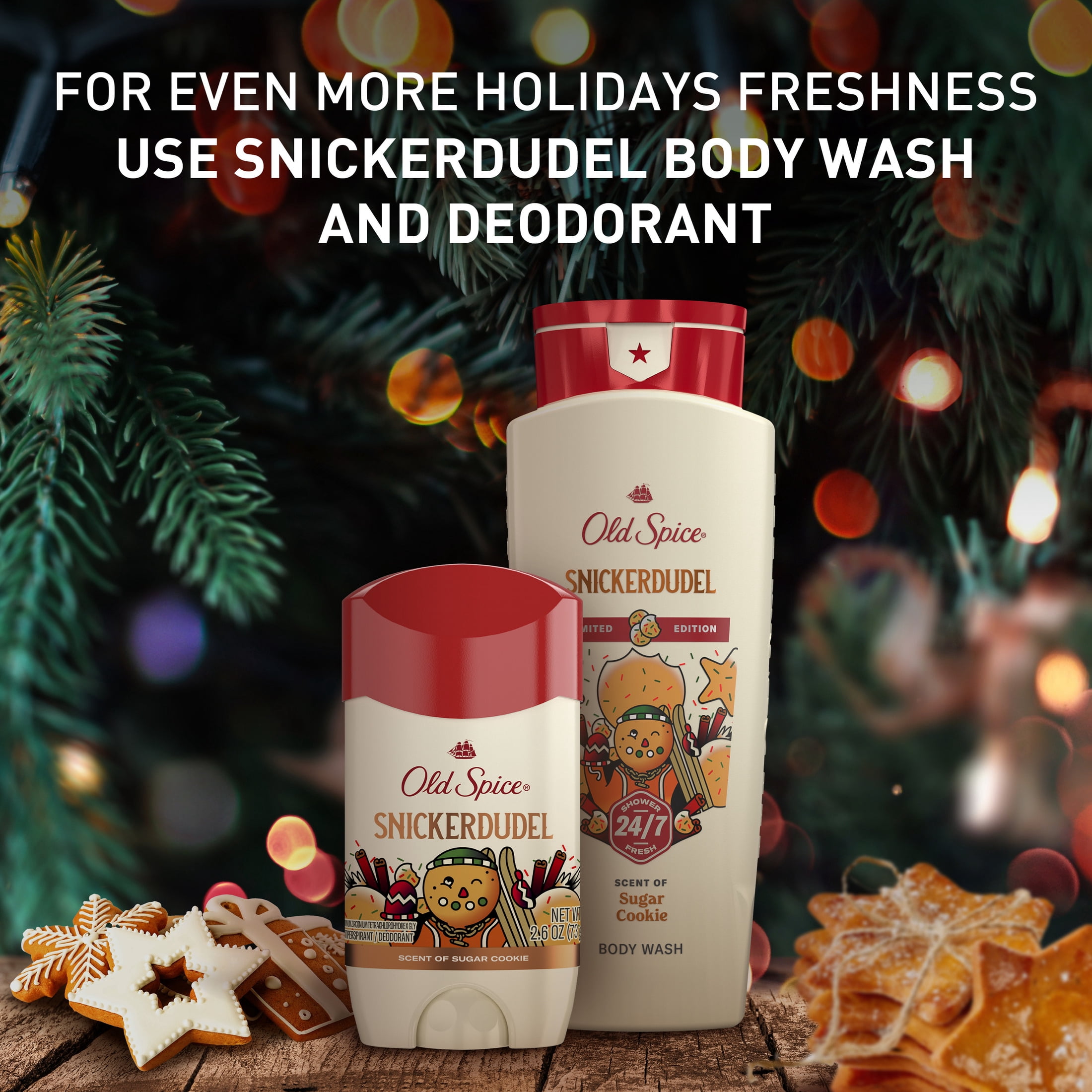 Old Spice Body Wash for men, Holiday Edition, Snickerdudel, 16oz