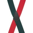 thumbnail image 3 of SuspenderStore Red-Green Suspenders, 2-Inch Wide, Pin Clip - 4 Sizes Including Big & Tall, 3 of 4