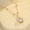 NMSN-E757-3, variant on 18K Gold Plated Iridescent Moonstone Pendant Necklace - Dainty Stainless Steel Ball Chain Choker, Tarnish-Free Oval & Teardrop Crystal Necklace for Women