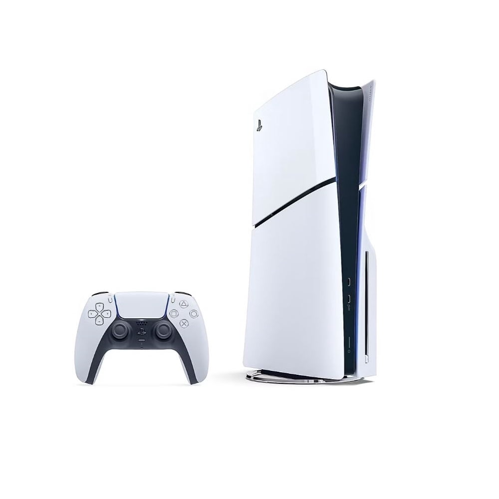Restored Sony PS5 Slim Disc Console 1TB 2x Controllers & Charging Station SNY-BD-PS5SLIM (Refurbished)