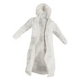 thumbnail image 1 of Abrigo tipo gabardina a escala 1/12, modelo para figura de acción, ropa, accesorios, decoración, elegante abrigo cortavientos para figura de acción de Blanco, 1 of 9