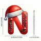 thumbnail image 2 of Seyotauo 2025 Alphabet Ornaments for Christmas Tree, Acrylic Christmas Santa Claus Hat Alphabet Ornaments with White Beard, Red Alphabet Ornaments for Crafting Christmas Tree Decor, 2 of 2