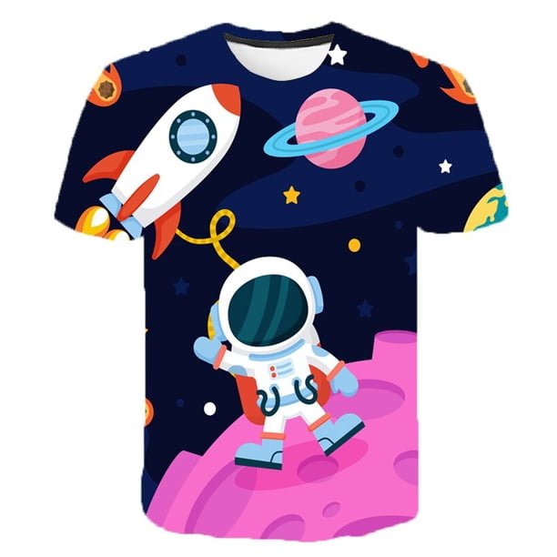 Anime Cartoon Teenager Men's and Women's T-Shirts Casual Print Hip Hop Harajuku Personality Round Neck Short Sleeve Top3T Gong Bohan LED
