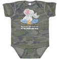 thumbnail image 3 of Inktastic My Great Aunt Loves Me to the Moon and Back Elephant Family Boys or Girls Baby Bodysuit, 3 of 5