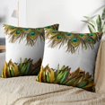 thumbnail image 3 of LALILO Throw Pillow Covers Peacock Peacock Animal Beautiful Bird Cushion Cover 18" x 18", 1074 Pack, 3 of 6