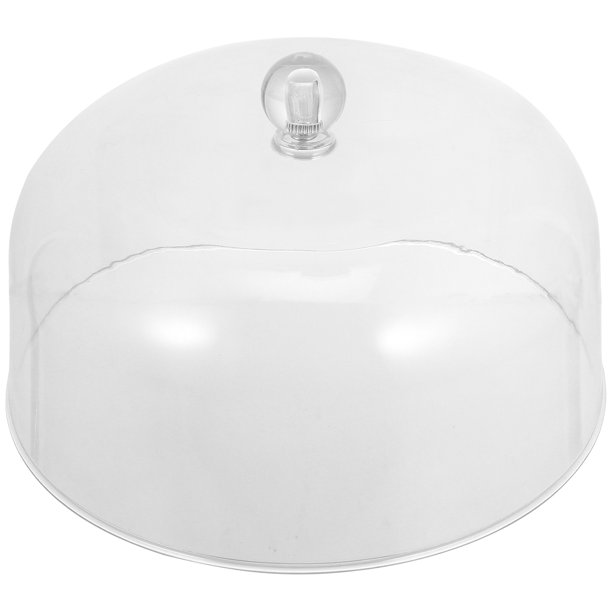 Cover Cake Domedessert Display Cover Clear Plate Glass Cloche Round Stand Tent Platter Dome