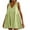 Green A, variant on Ashirexll Midi Dresses for Women, Flowy Dresses for Women, Summer Sleeveless Mini Loose Solid Color V-Neck Pullover Sundress