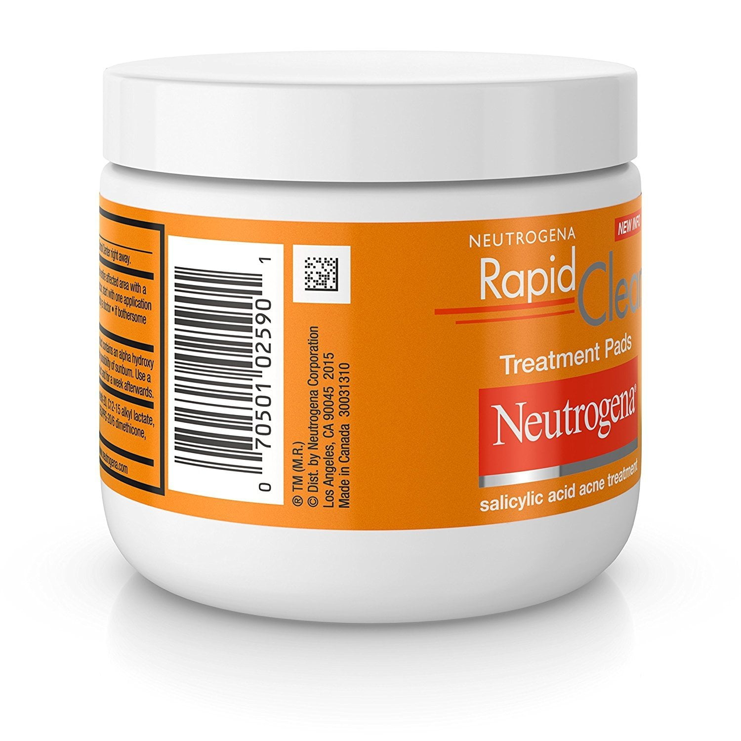 Neutrogena Rapid Clear Maximum Strength Treatment Pads, 60 Count