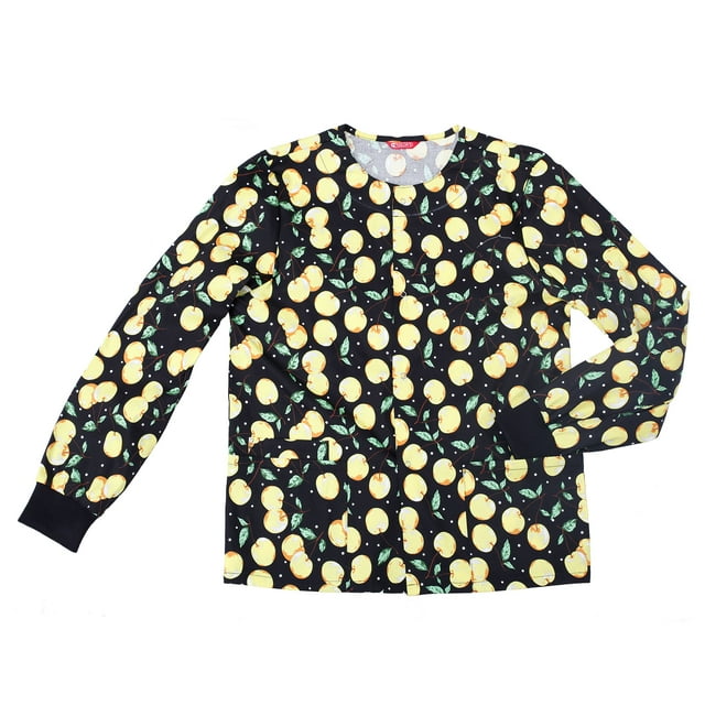 Womens Workwear Snap Front Warm-up Jacket