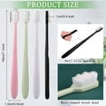 thumbnail image 2 of 1 Pc Nano Toothbrushes for Adults,Fiber Brush Toothbrush,Super Soft toothbrush,Toothbrush with Flat Handle,Soft Toothbrush for Protect Fragile Gums (Green), 2 of 8