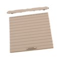 thumbnail image 2 of Terraxo Car Roller Blind Cover Center Console Roller Blind Sliding Cover Center Console Cup Holder Slide Roller Cover Auto Console Cup Holder Roller Blind Cover Robust PC Pp Build Yellow, 2 of 8