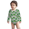 thumbnail image 2 of Xecao Broccoli 2 Print Baby unisex-baby Cotton Long-sleeve Bodysuits-12 Months, 2 of 6