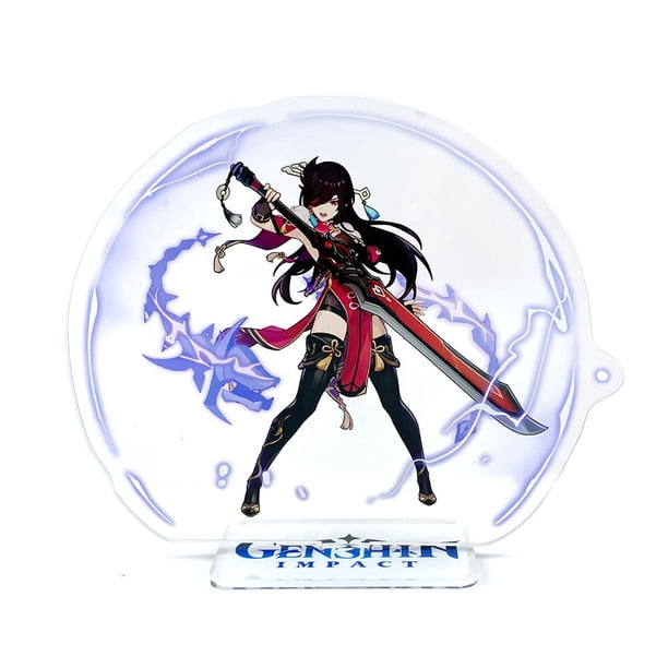 Genshin Impact Liyue personajes Yelan Ye Lan Yaoyao Yao Yao Baizhu Bai Zhu figura acrílica con soporte modelo placa soporte topper anime Gao Jinjia LED