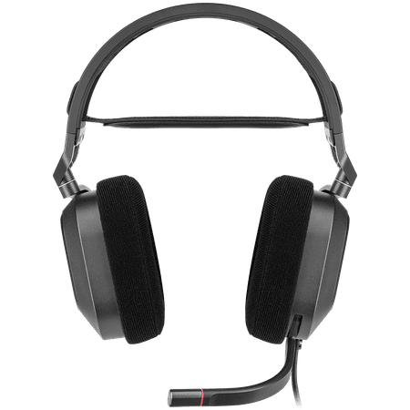 CORSAIR - HS80 RGB Wired Gaming Headset for PC - Carbon