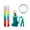 Green, variant on Abbracc Hand Knitting Machine DIY Darning Tools Rope Braider Portable Colored Yarn Pink