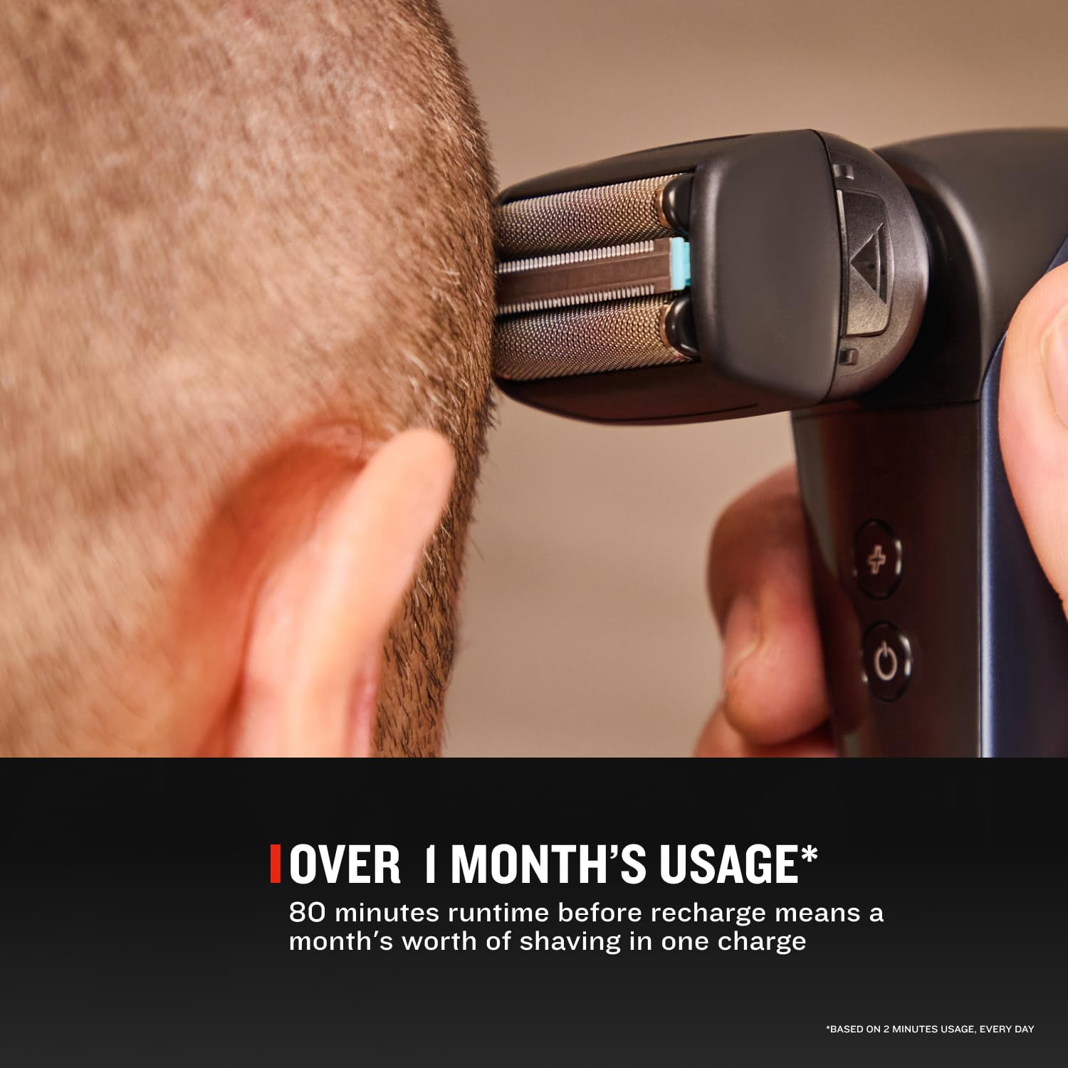 Remington Balder Head & Face Shaver with Microscreen Thin Foils, Cordless Wet/Dry Electric Razor, XF8000US