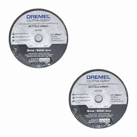 Dremel US510-01 Ultra-Saw 3.5-Inch Metal Cutting Wheel (2-Pack)