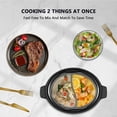 thumbnail image 3 of 2 in 1 Silicone Slow Cooker Liners  Reusable Crock Pot Divider Liners Fit 6-8 Quarts Pot  Grey, 3 of 7