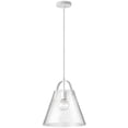thumbnail image 4 of 871P-WH Dainolite 14 Inch One Light Pendant-Matte White Finish, 4 of 4