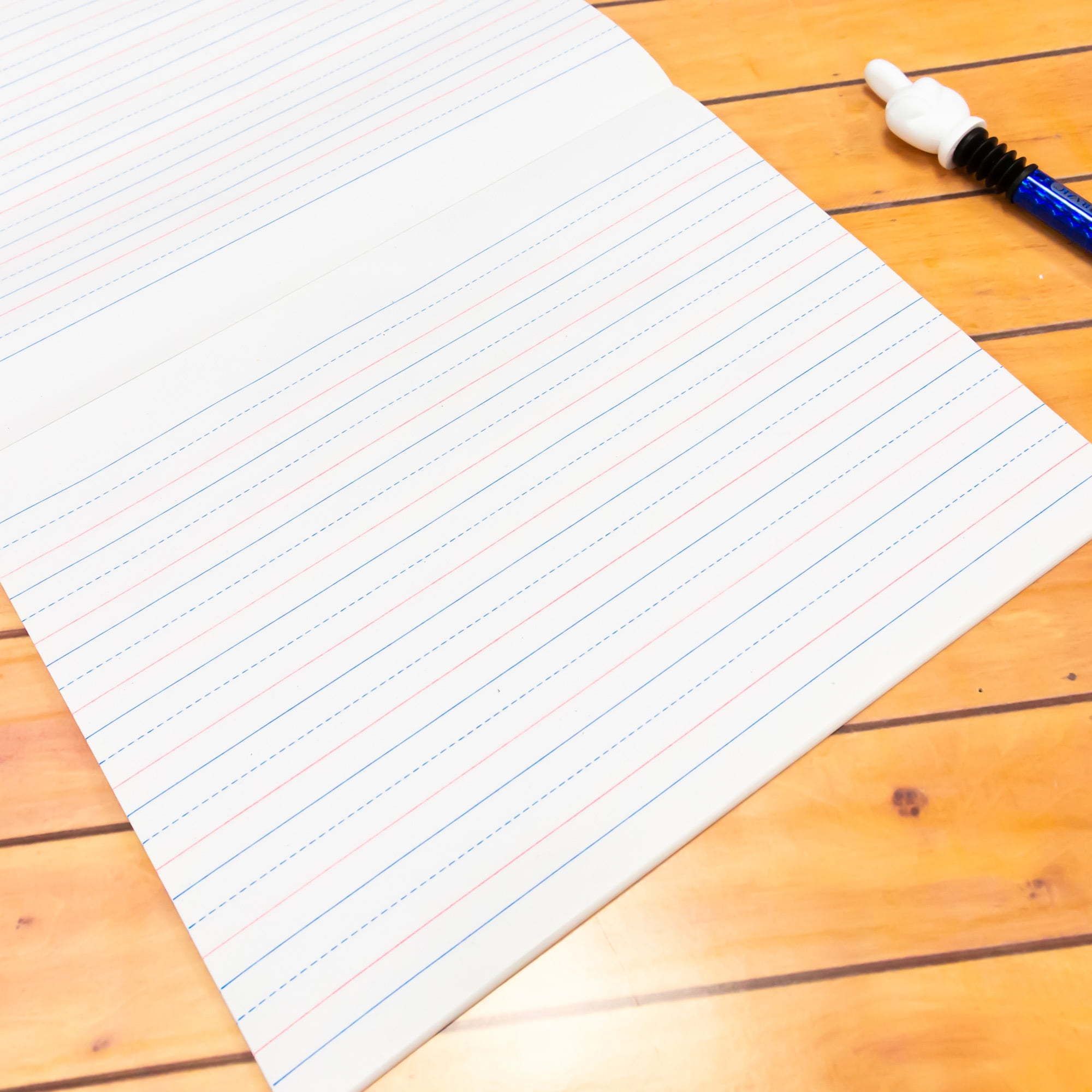 BAZIC Cursive Writing Pad 50 Sheet 10.5"x8" Handwriting Workbook, 48-Pack