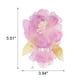thumbnail image 4 of Clip para el cabello de 1 pieza con patrón de flores, horquilla decorativa 5.51"x3.94" color rosa púrpura, 4 of 5