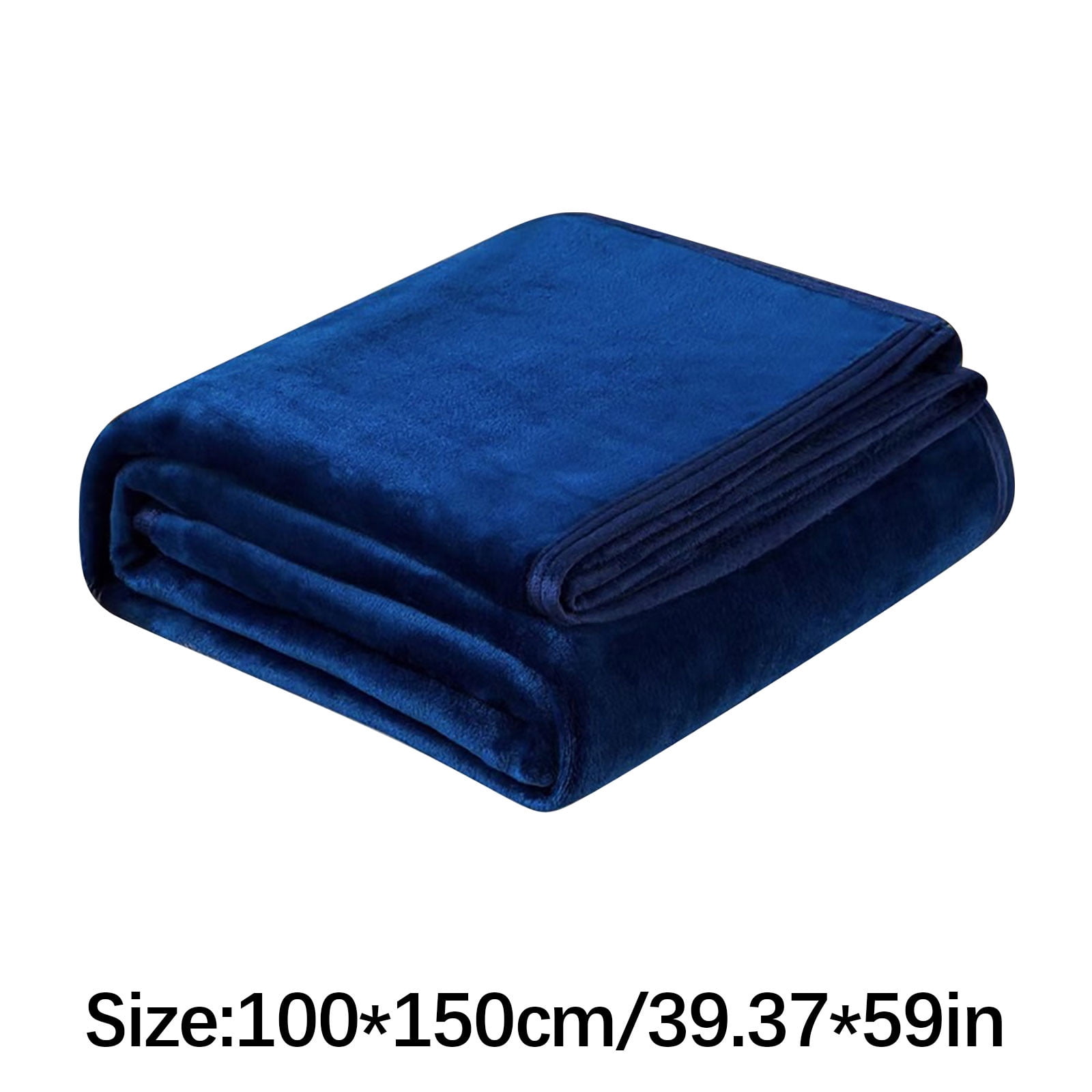 FAMTKT Throw Blanket for Couch Super Soft Warm Solid Warm Micro Plush Fleece Blanket Throw Rug Sofa Bedding 100x150cm Throw Blanket