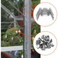 thumbnail image 4 of Essential Greenhouse Security Kit, Stainless Steel Clips Galvanized Surface for Heavy Duty Greenhouse Accessories, Multi-Layer Board Suitable for Year-Round Use and Aluminum Frame, 4 of 5