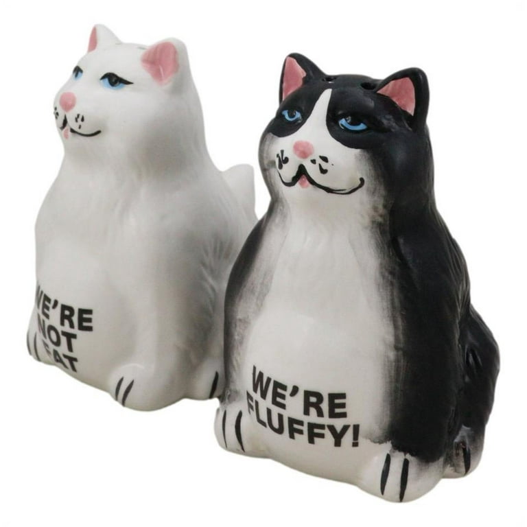 Wedding Cats Magnetic Ceramic Salt and Pepper Shaker Set - Yahoo Shopping