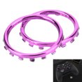 thumbnail image 1 of [(Púrpura) Dos Círculos Y Un Botón para Compartir] Adecuado para El Anillo Decorativo Del Controlador Juegos Xbox One Elite Series 2 Accesorios Reemplazo Del Botón para Compartir, 1 of 9