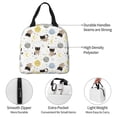 thumbnail image 3 of Yiaed Cute Cat Print Insulated Lunch Bag Reusable Cute Tote Lunch Box, Leakproof Cooler Lunch Bags for Work Office Travel School Picnic, 3 of 5