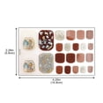 thumbnail image 2 of Summer Nail Stickers for Toes Elegant and Decals for DIY Manicure with Designs, 2 of 2