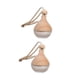 thumbnail image 2 of 2 Uds Botella De Perfume Contenedor De Aceite Esencial Transparente Para Madera De Perfume De Aceite Esencial+2 Uds Botella De Perfume Contenedor De Aceite Esencial Transparente Para Perfume De Jinwen Botella de perfume colgante, 2 of 8