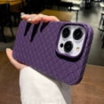 thumbnail image 2 of Funda fina de silicona suave para iPhone, malla transpirable, rejilla tejida, refrigeración, 15, 14, 13, 12, 11 Pro Max Plus, 2 of 5