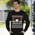 thumbnail image 3 of Christmas Sweatshirt, Here Comes Santafloss Funny Dental Christmas Sweatshirt, Dentist Hygienist Ugly Holiday Jumper, Witty Tooth Fairy Gift for Oral Health Professionals, 3 of 5