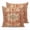 Orange, variant on Pillow Covers 24x24 Set of 2, Blue Boho Throw Pillow Covers Decorative Couch Cushion Cover, Farmhouse Bohemian Medallion Oriental Flower Microfiber Soft Square Pillowcases for Bedroom Sofa