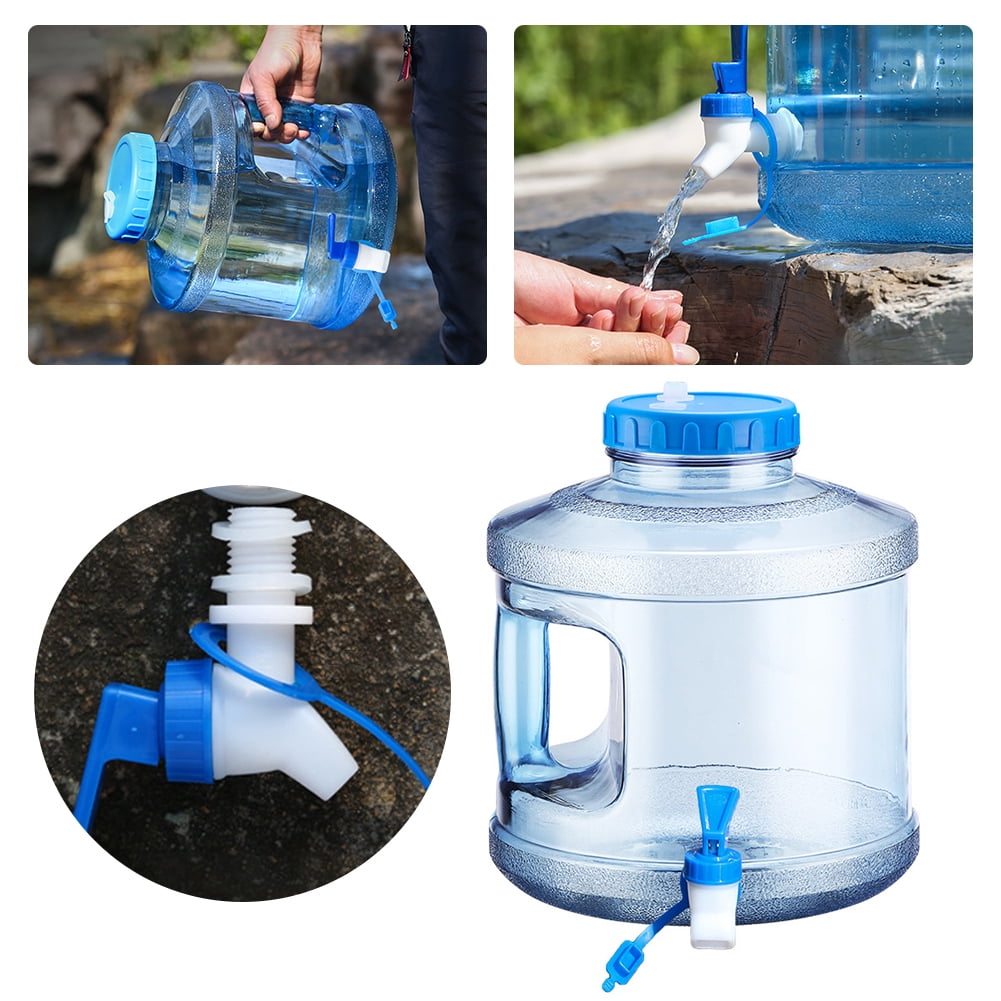2 Gallon Water Containers with Spigot, BPA Free Water Jug, Water Tank, Multifunction Water Storage Containers for Camping Outdoor Hiking,Emergency Stroage
