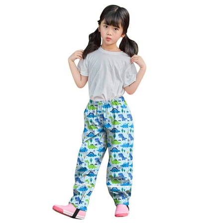 

Pimfylm Chinos Pants Baby Toddler Girls Joggers Light Blue 7-8 Years