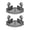 Gray, variant on HAHUT 1 Pack Heavy Duty Shower Organizer, No Drilling Triangle Corner Suction Cup with Hooks, Removable Bathroom Storage Rack for Home Shower Bathroom Decor (Black)