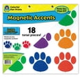 thumbnail image 2 of Teacher Created Resources Colorful Paw Prints Magnetic Accents, 18 Per Packs, 3 Packs, 2 of 3