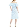 thumbnail image 4 of INC International Concepts Women's Puff Sleeves Floral Smocked Dress (Jolene Floral, XXL), 4 of 4