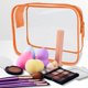 thumbnail image 4 of Bolsa de artículos de tocador transparente, bolsa de viaje para cosméticos y maquillaje para mujeres y hombres, bolsa de artículos de tocador de PVC, 4 of 5