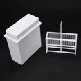 thumbnail image 3 of 6X 2 in 1 White 24 Pieces Microscope Slides Staining Rack Dish Set, 3 of 10
