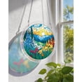 thumbnail image 5 of Clearance！Acrylic Suncatcher Jigsaw Puzzle-Emerald Flame Hummingbird, Window Suncatcher Acrylic Puzzle, DIY Suncatcher Kits for Adults, Home Decor Gift for Women, Mom, Friends (7.4 in), 5 of 8