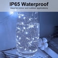 thumbnail image 4 of TRAHOO-LED Fairy Lights, Battery Operated Mini String Lights 7FT 20LED Silver Wire Fairy Lights Waterproof Twinkle Lights DIY Wedding Christmas Decor (White, 24), 4 of 4