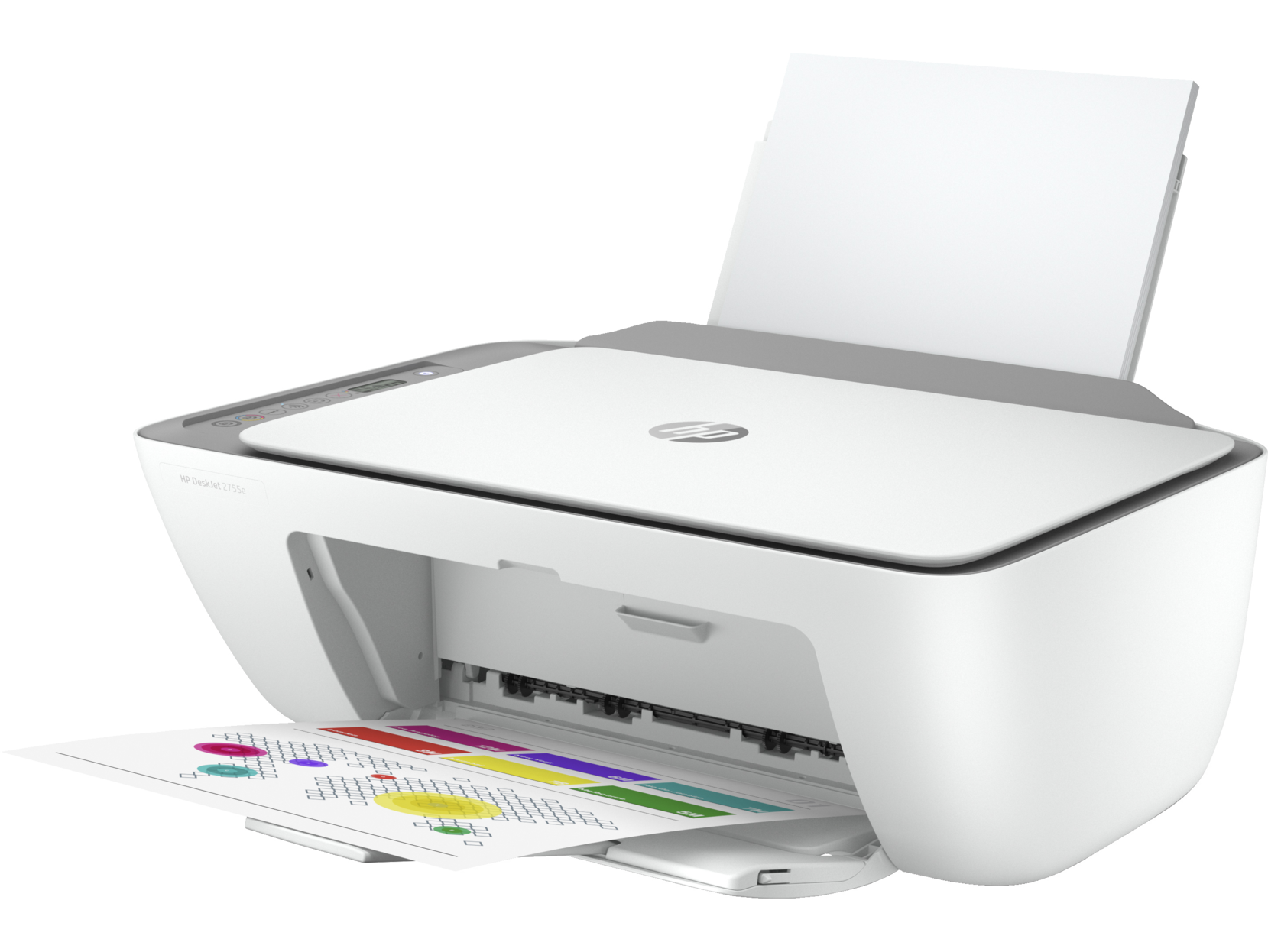 HP DeskJet 2755e All-in-One Inkjet Printer, Color Mobile Print, Copy, Scan Up to - image 4 of 8