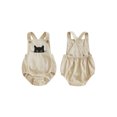 thumbnail image 2 of BemeyourBBs Baby Sleeveless Romper Black Cat/Ghost/Ghost Face Embroidery Jumpsuit, 2 of 8